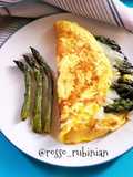 Omelette di asparagi e asiago