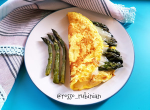 Foto di Omelette di asparagi e asiago