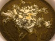 A picture of banana matcha