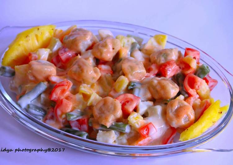 Salad siomay ayam ala chef Lidya