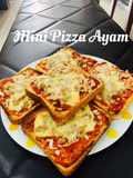 Mini Pizza Ayam (Roti Gardenia)
