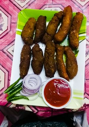 A picture of Fish finger fry.