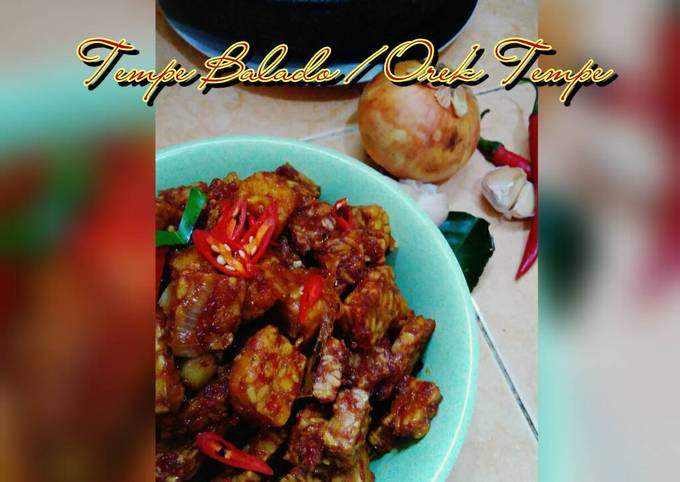 Resep Tempe Balado Orek Tempe Oleh Risky Nd Cookpad