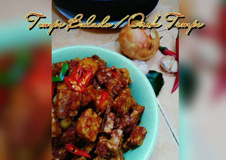 Resep Tempe Balado/Orek Tempe Anti Gagal