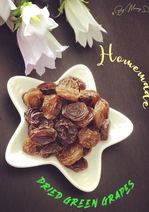 Hình của món Nho xanh sấy khô.