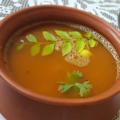 A picture of Lemon Rasam.