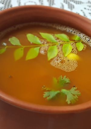A picture of Lemon Rasam.