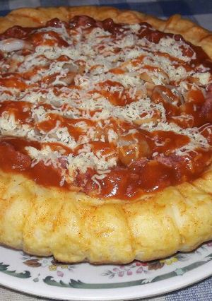 Foto resep Pizza teflon emessh 🍕🍕😋
