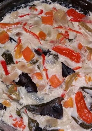 Foto resep Botok/pepes ayam telur asin