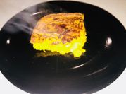 Una foto de souffle de zapallo