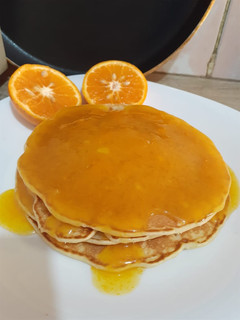 A picture of Orangy pancake.