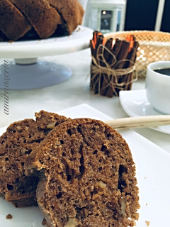 عکسی از دستور کیک هویج گردو و دارچین