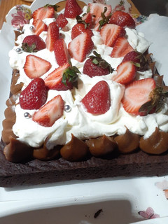 Una foto de Torta chocolate húmeda