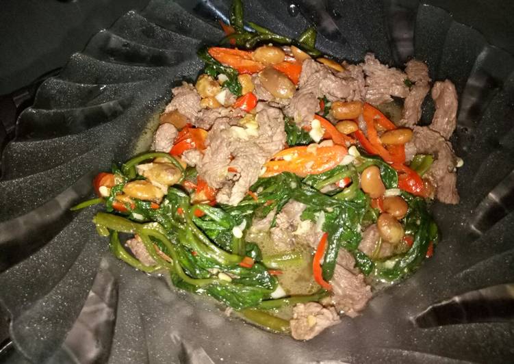 Resep Kangkung tumis taoco yang Enak