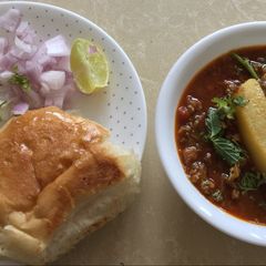 A picture of Mutton kheema (mincemeat).