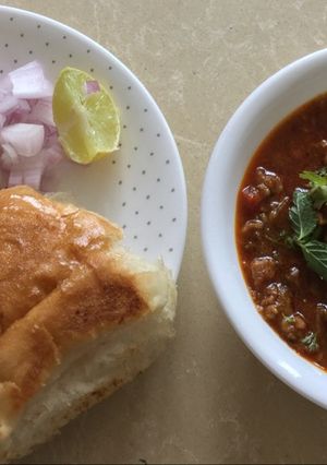 A picture of Mutton kheema (mincemeat).