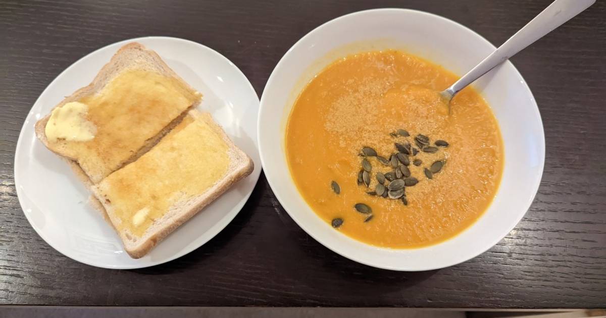 Kumara (Sweet potato) & Carrot Soup Recipe by Mal Content Cookpad