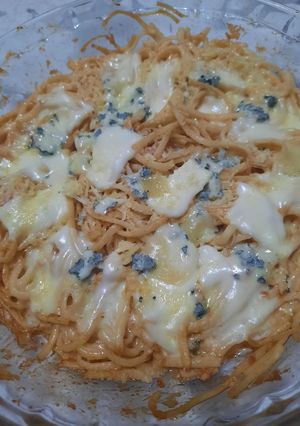 Una foto de Fideos 3 quesos (sin salsa)