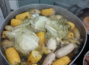 Una foto de Puchero bien isleño!!!