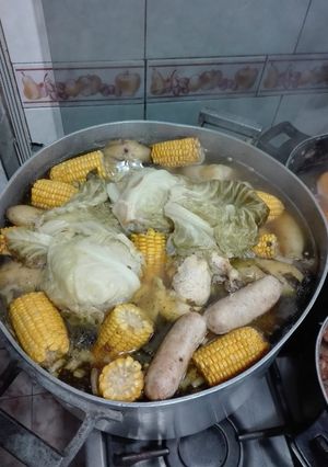 Una foto de Puchero bien isleño!!!