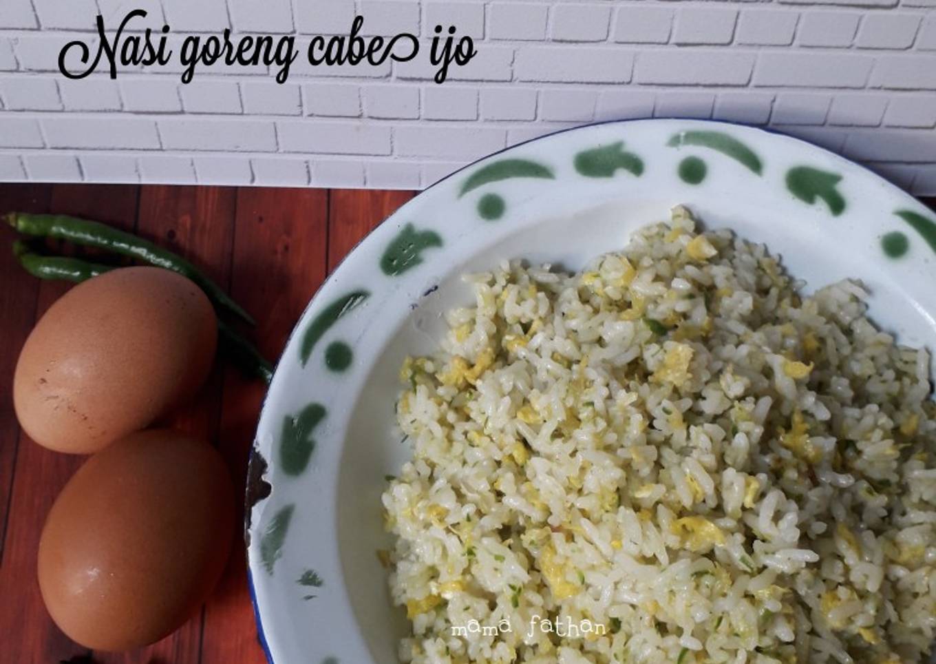 Nasi goreng cabe ijo