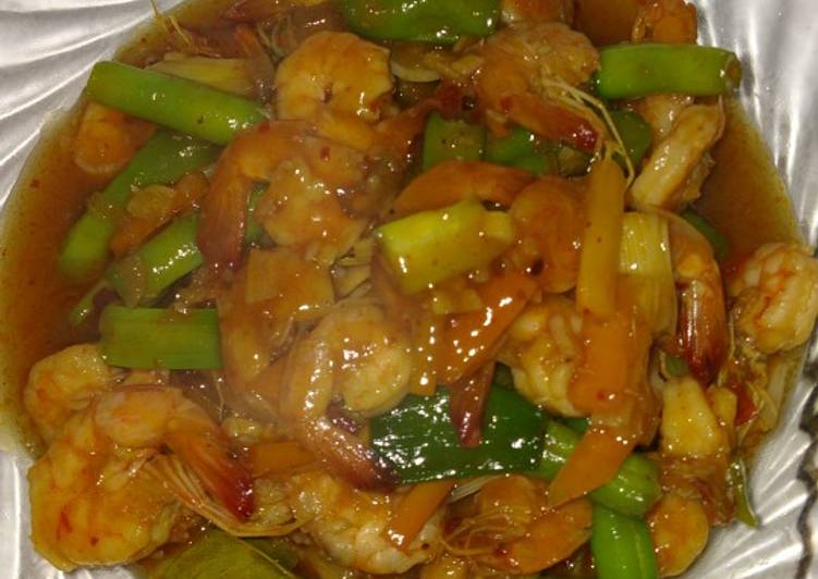 Bagaimana Membuat Udang saos asam manis Anti Gagal