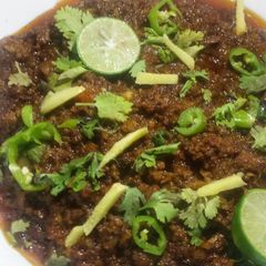 A picture of Dum qeema.