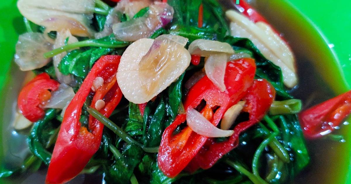 Resep Tumis Kangkung Saos Tiram Oleh Mutia Cookpad 1623