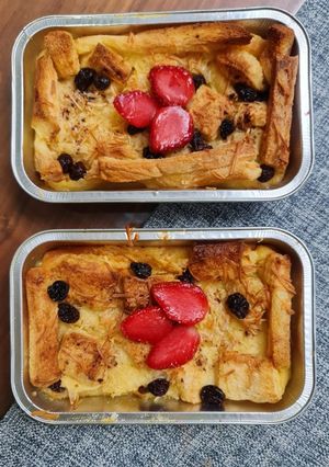 Foto resep Puding Roti (Bread Pudding)