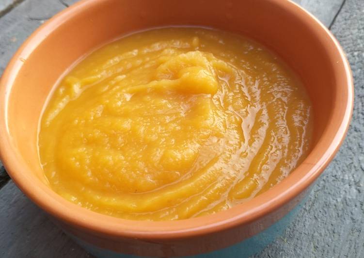 How to Cook Appetizing Easy 4 ingredient sweet potato and carrot soup