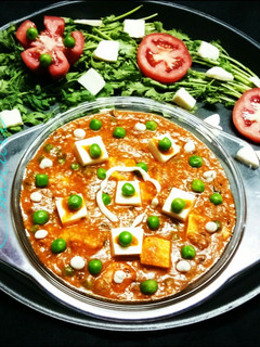 A picture of Punjabi Mutter Paneer Masala.