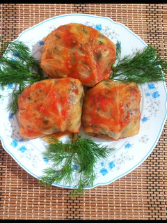 عکسی از دستور دلمه کلم برگ