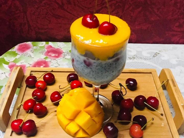 Easy Way Make Mango cherry chia pudding the Perfect Makes you drool