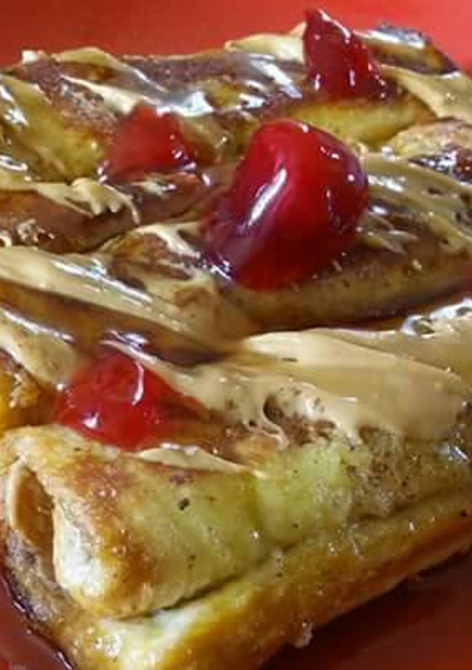 Una foto de Tostadas francesas de mantequilla de maní