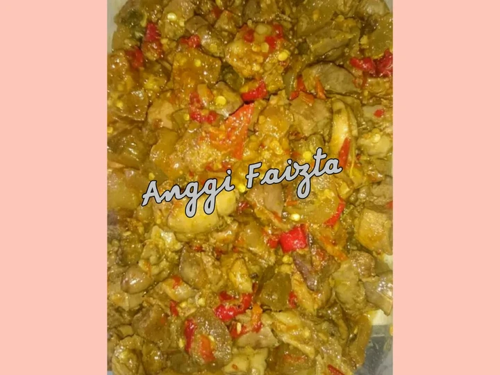 Langkah Gampang Menyiapkan Resep Krengsengan Daging Kulit Sapi+Ati ampela Ayam Anti Ribet, Enak Banget