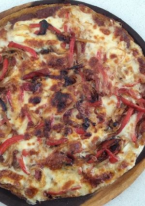 Una foto de Pizza de batata