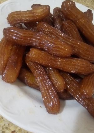 صورة لوصفة زلابية البنان - اصابع القاضي 😋