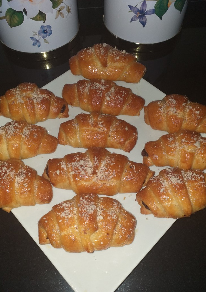 Una foto de Croissant con relleno de chocolate