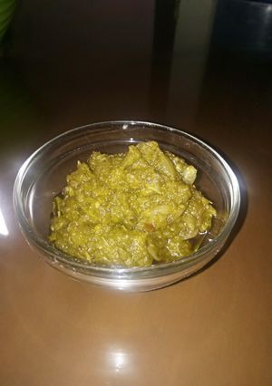 Foto resep Sambal cabe hijau (sambel nasi padang)