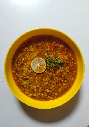 A picture of Khichdi (One Pot Meal).