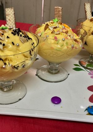 A picture of Instant Mango Icecream.