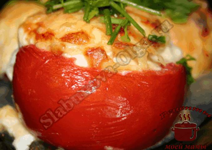 Фаршированные помидоры в духовке — пошаговый рецепт с фото и видео