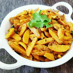 A picture of Jackfruit seed sabji.