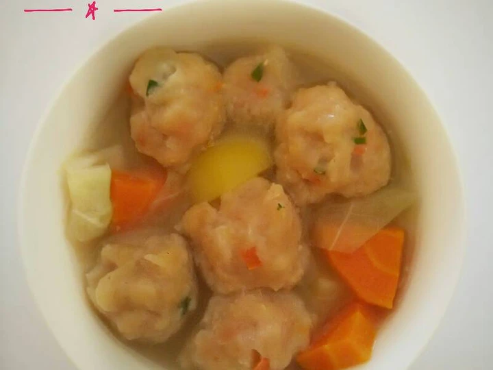 Cara Mudah Membuat Resep Sop sayur baso ayam dan baso goreng, mudah asal nyemplung😂😂 yang Lezat Anti Ribet, Bisa Manjain Lidah