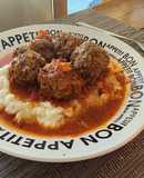 Albóndigas con puré