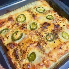 A picture of Chicken Enchiladas In my Style💕💕💕.