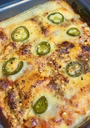 A picture of Chicken Enchiladas In my Style💕💕💕.