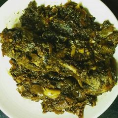 A picture of Gongura Chicken (Grandmother Special).