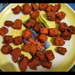 A picture of Roasted paneer.