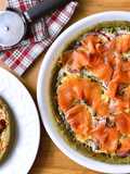 Bánh Pizza Nhân Cá Hồi Xông Khói & Phô Mai Pont-l’Évêque